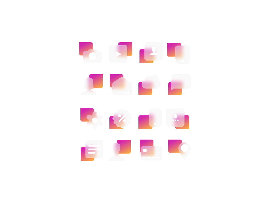 Professional icon set