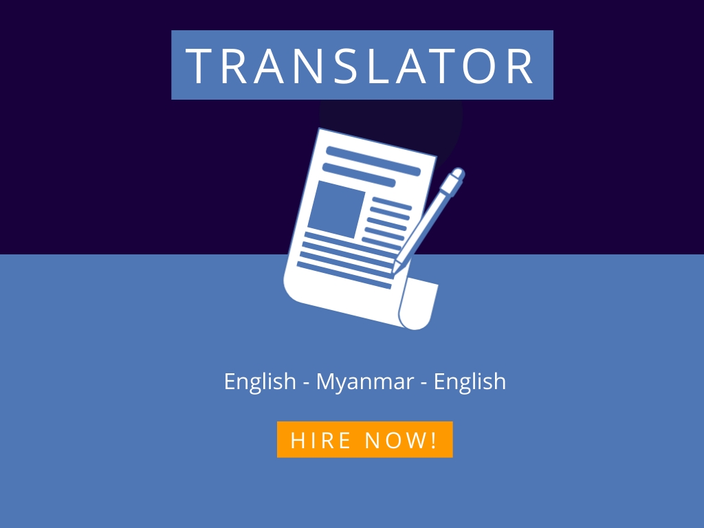 Translator English-Myanmar-English