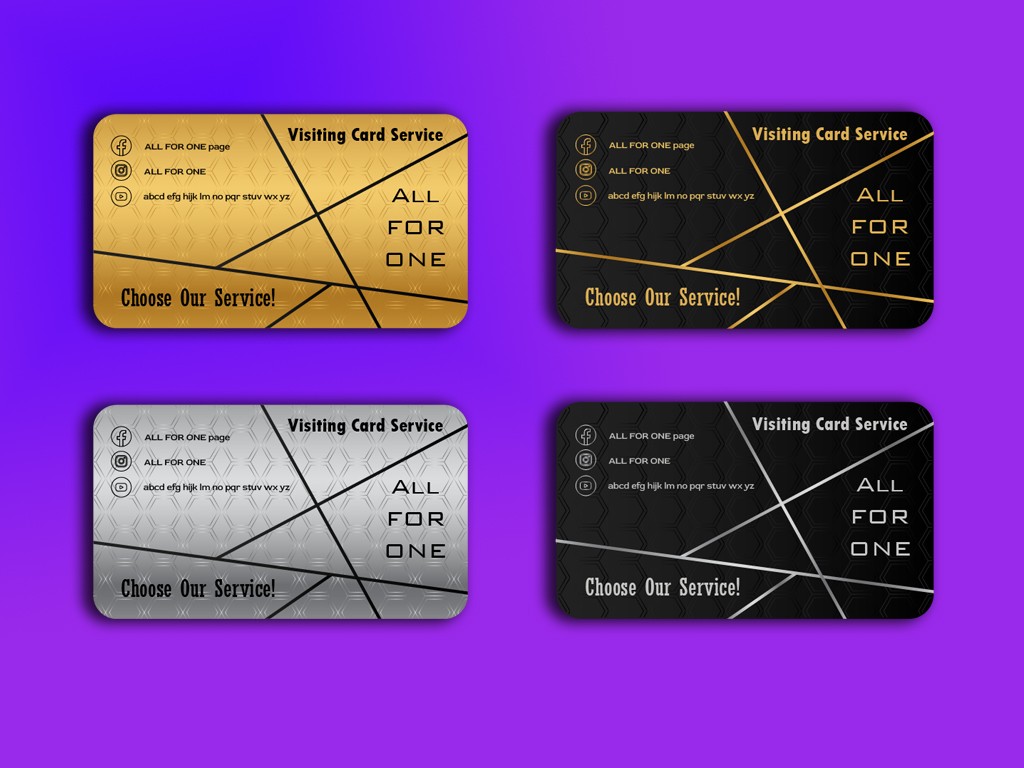 Business card design/Metal Card Design