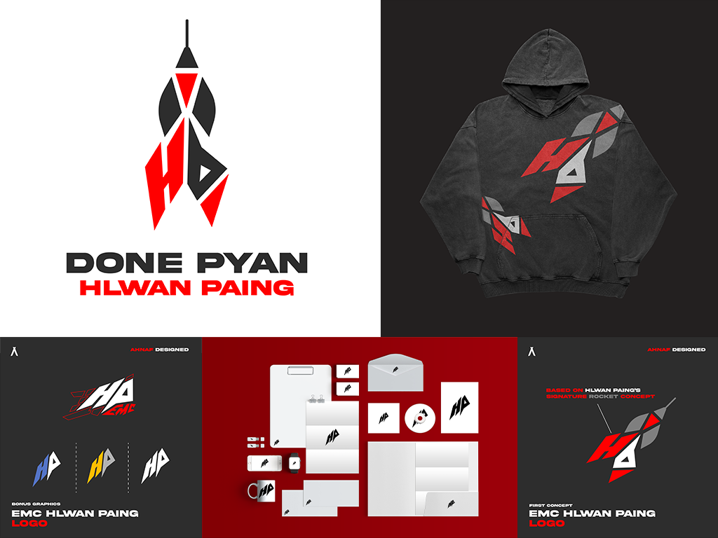 Hlwan Paing - Lettermark Logo Design